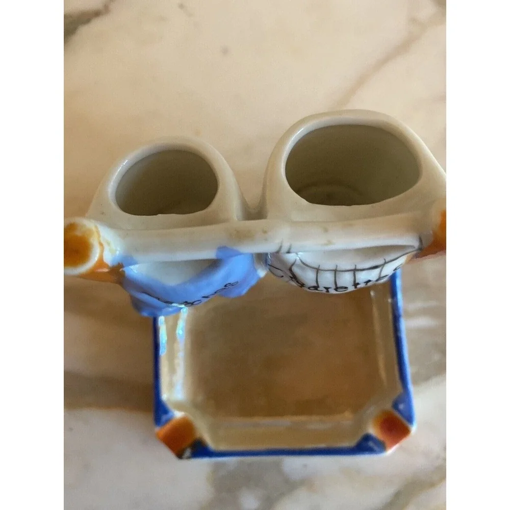 Japan Lusterware Matches Cigarette Holder Who Left This Behind Underwear Ashtray
